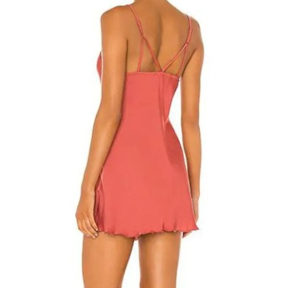 Intimately Free People Cowl Girl Slip Dress in Pink Rose Medium NWT - Picture 2 of 16